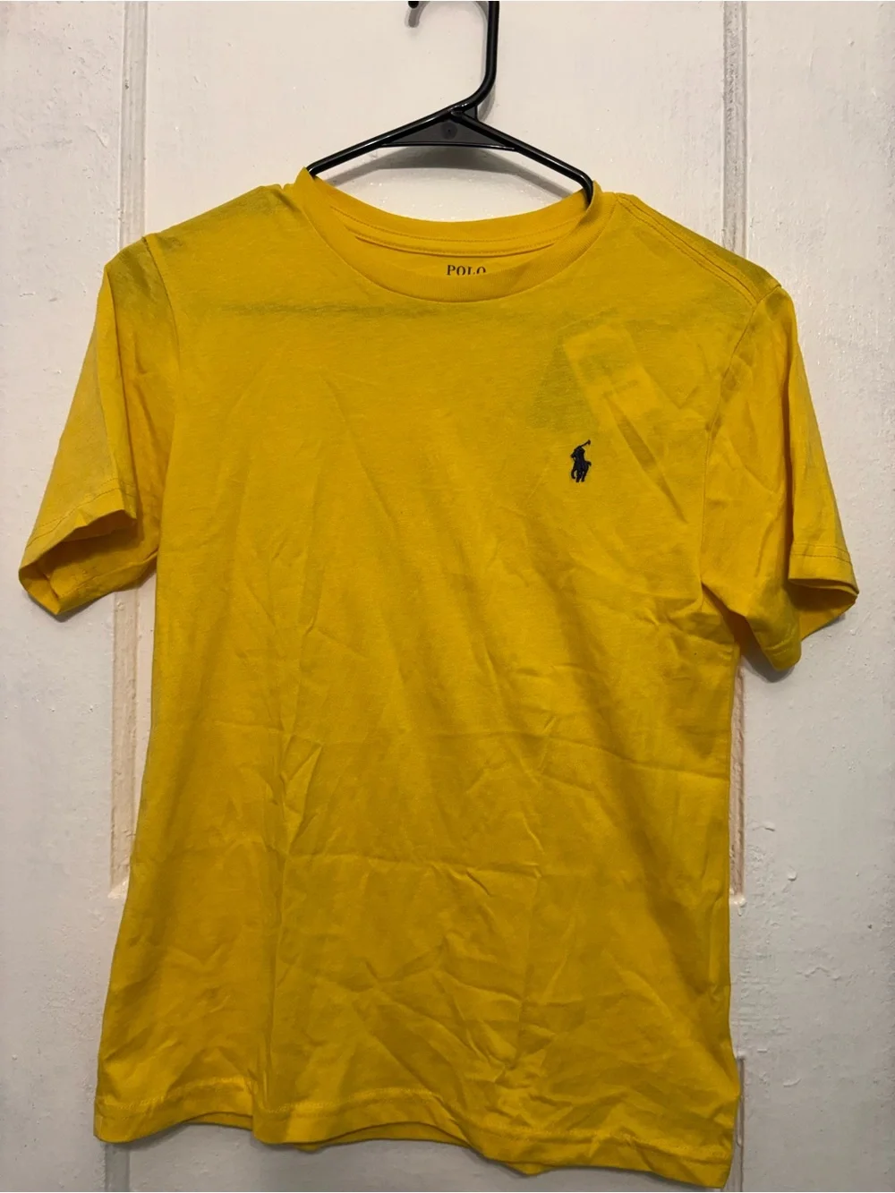 NWT Polo Ralph Lauren Yellow Crewneck T-Shirt Brand New